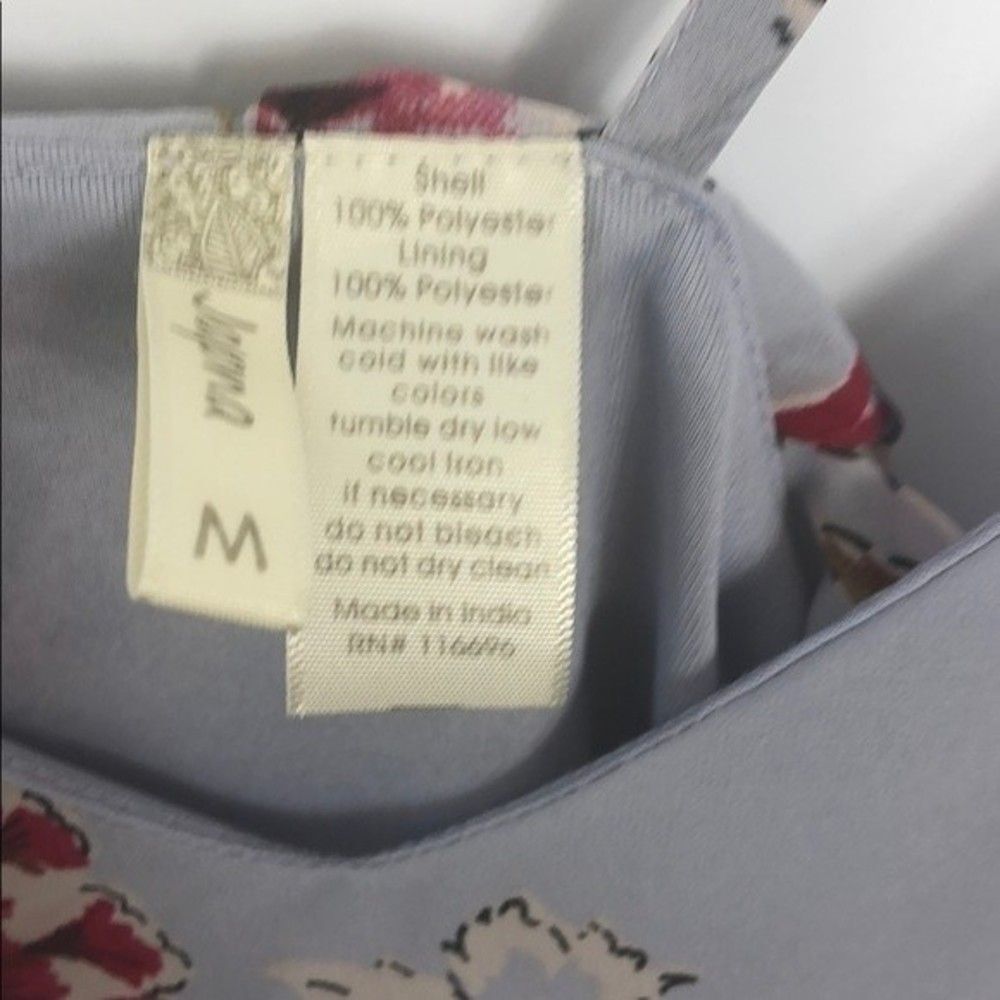 Japna Floral Cami Ruffle Detail Around Back (255) - Picture 3 of 6